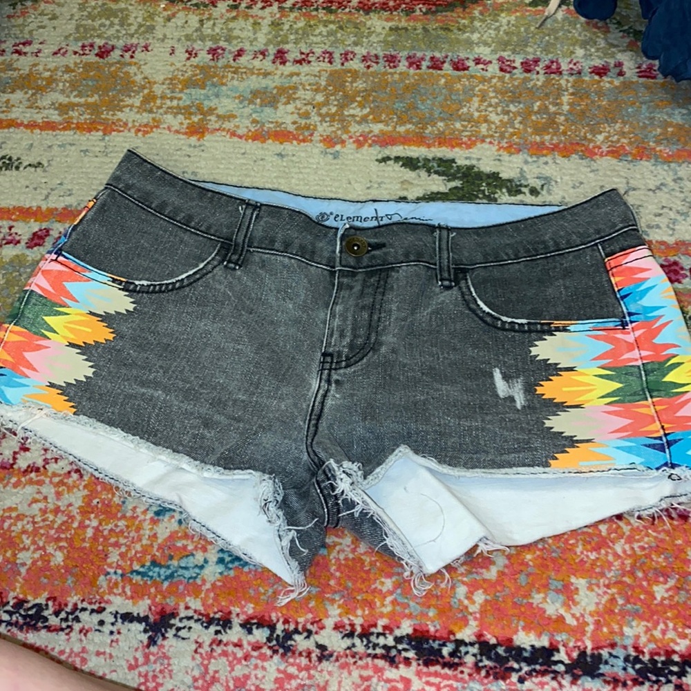 Element denim shorts
